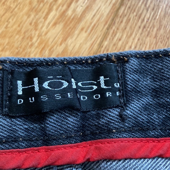 Retro 90s Horst Dusseldorf Faded Black Jeans 34 - Picture 4 of 9